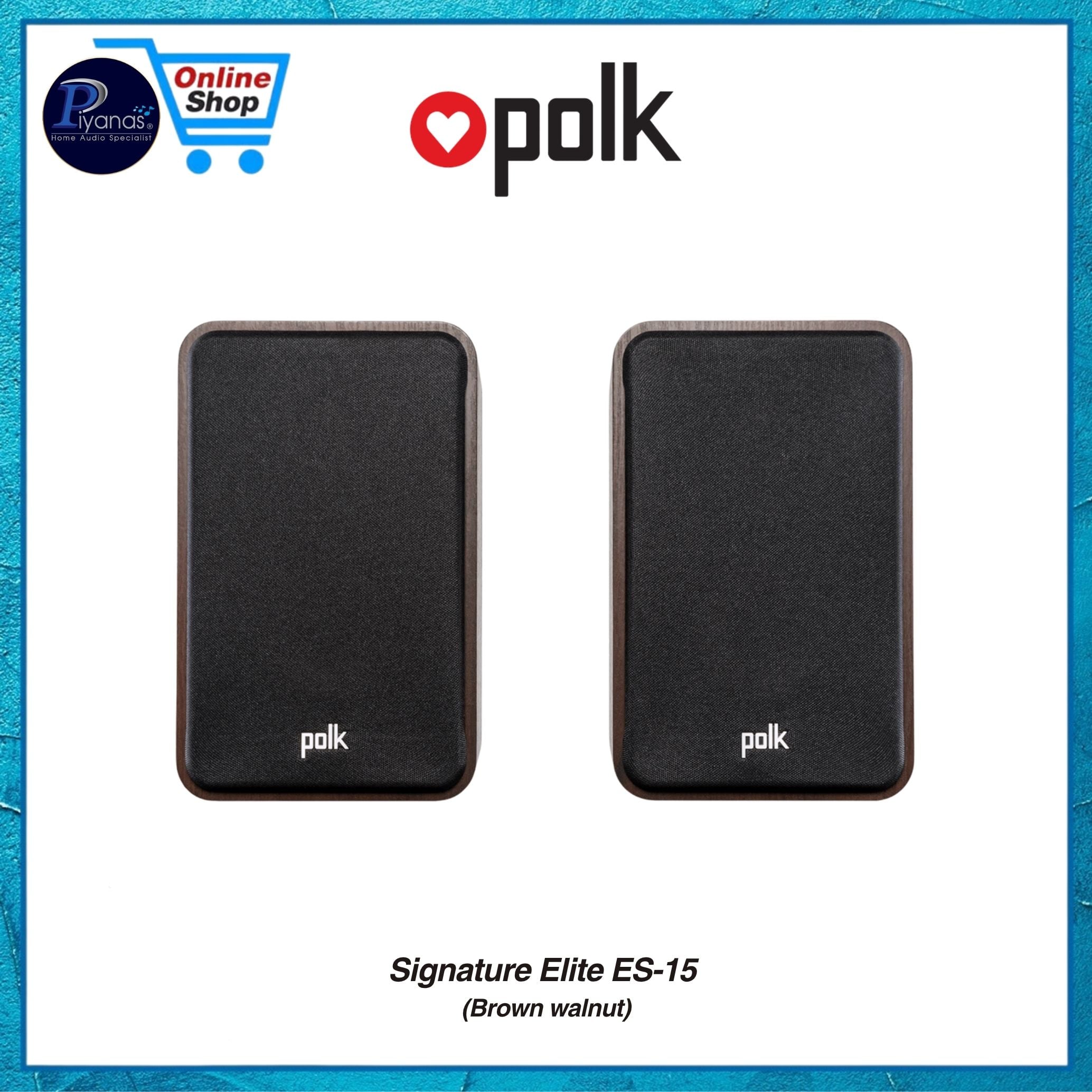 ลำโพงบุ๊คเชลฟ์ POLK AUDIO SIGNATURE ELITE ES-15 สี BROWN WALNUT_4
